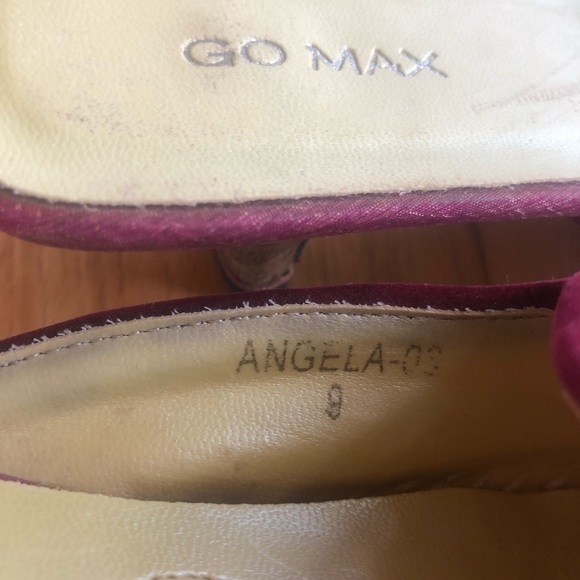 Go Max Fuchsia beaded mules - Picture 6 of 6